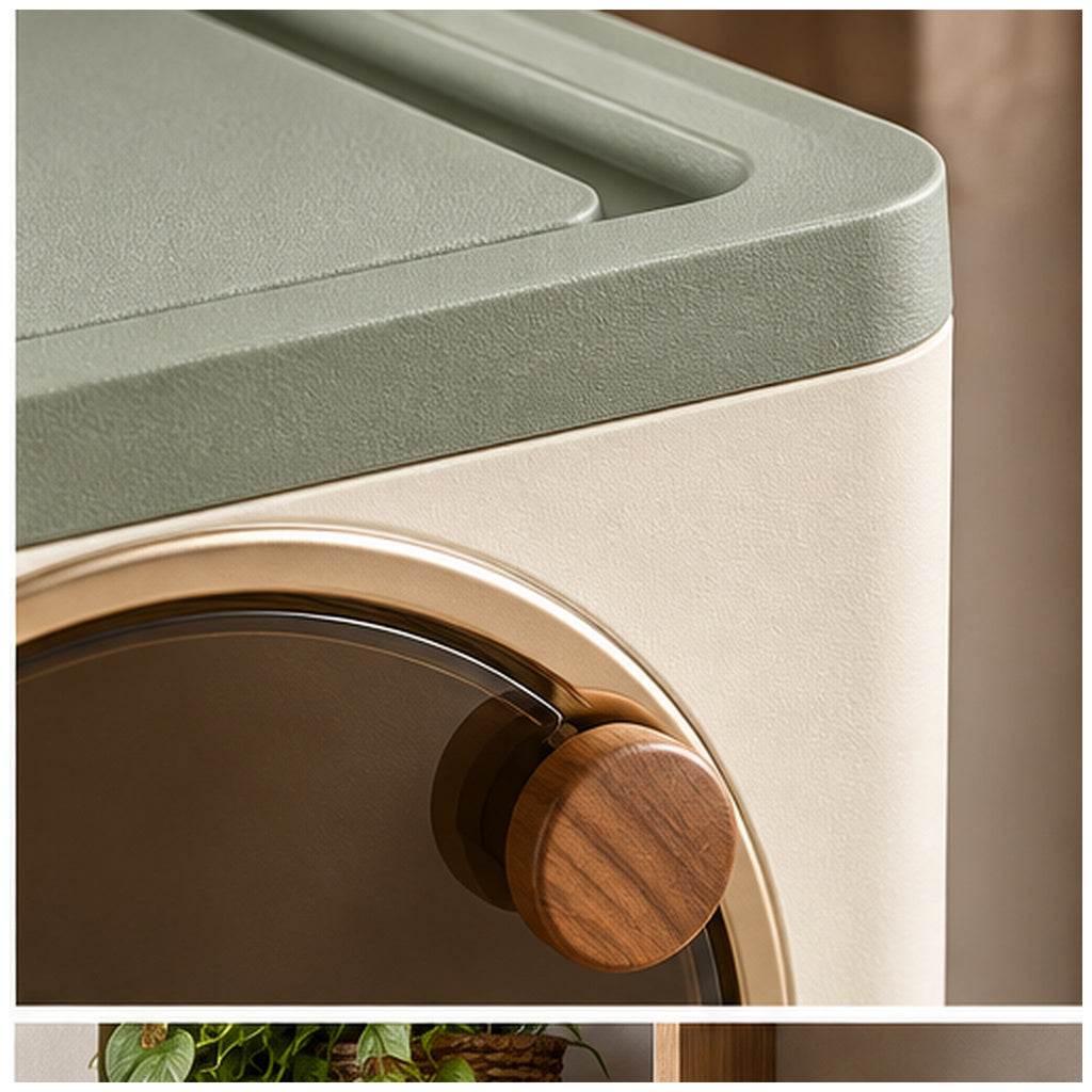 Boîte Fenêtre Pivot — Boîte empilable avec ouverture frontale rotative