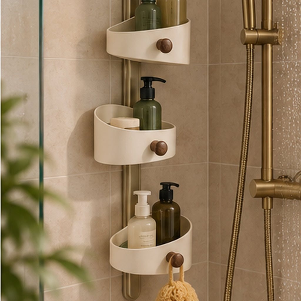 Étagère Goutte Suspendue — Rangement mural réglable avec drainage
